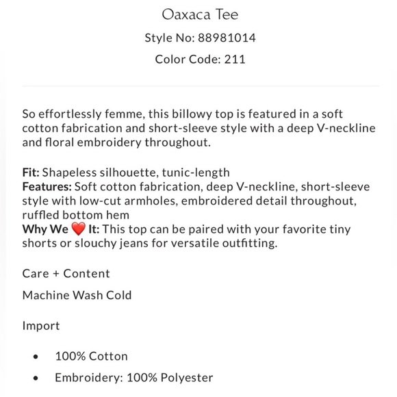 Embroidered White and Black Women's Top - Picture 9 of 10